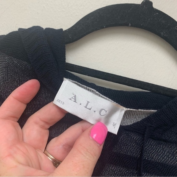 A.L.C. Cotton Knit Hooded Top - Picture 10 of 13